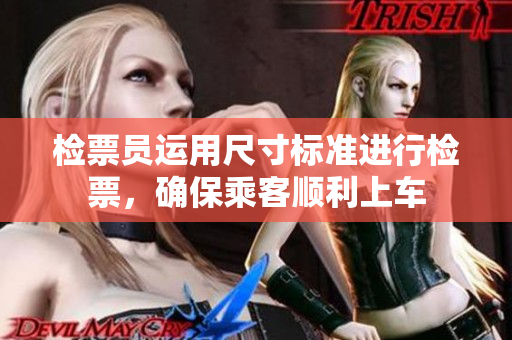 检票员运用尺寸标准进行检票，确保乘客顺利上车
