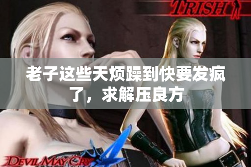 老子这些天烦躁到快要发疯了，求解压良方