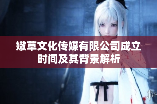 嫩草文化传媒有限公司成立时间及其背景解析