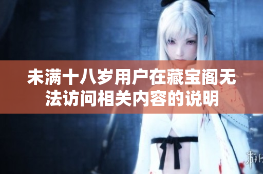 未满十八岁用户在藏宝阁无法访问相关内容的说明