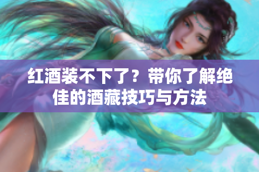 红酒装不下了？带你了解绝佳的酒藏技巧与方法