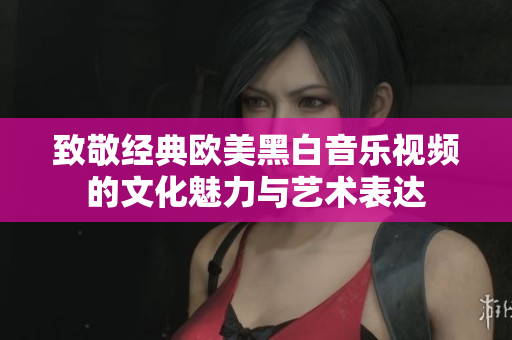 致敬经典欧美黑白音乐视频的文化魅力与艺术表达