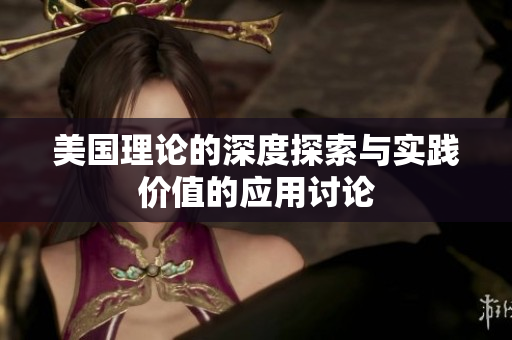 美国理论的深度探索与实践价值的应用讨论