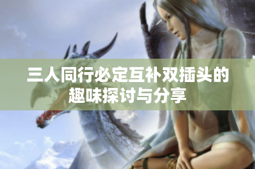三人同行必定互补双插头的趣味探讨与分享