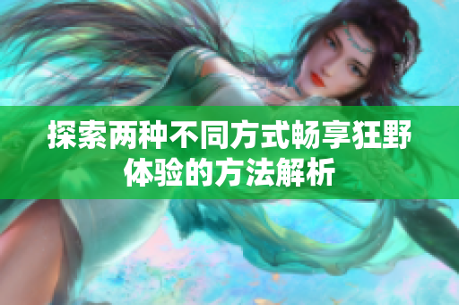 探索两种不同方式畅享狂野体验的方法解析