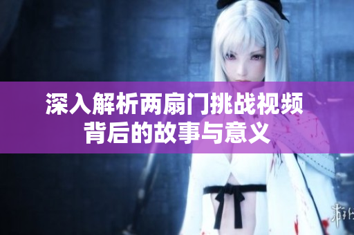 深入解析两扇门挑战视频 背后的故事与意义