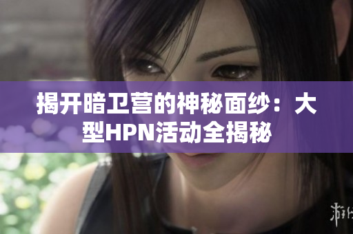 揭开暗卫营的神秘面纱：大型HPN活动全揭秘