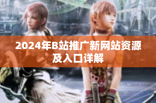 2024年B站推广新网站资源及入口详解