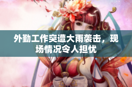 外勤工作突遭大雨袭击，现场情况令人担忧