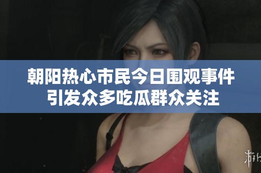 朝阳热心市民今日围观事件 引发众多吃瓜群众关注