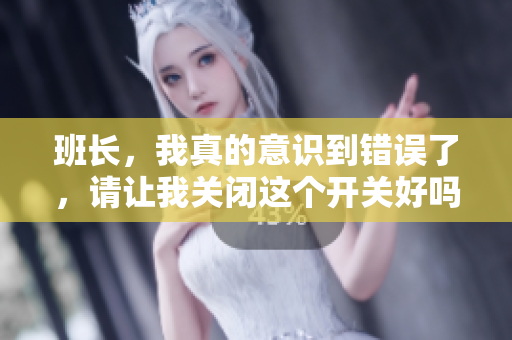 班长，我真的意识到错误了，请让我关闭这个开关好吗