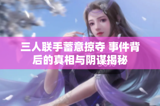 三人联手蓄意掠夺 事件背后的真相与阴谋揭秘