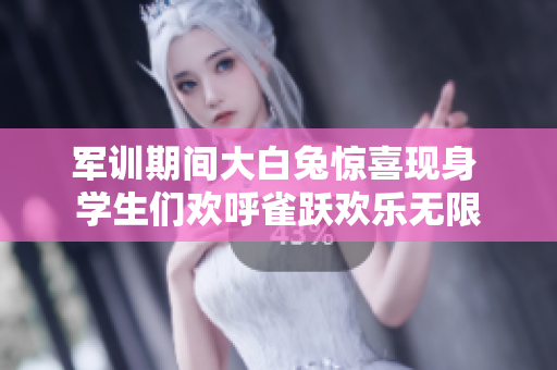 军训期间大白兔惊喜现身 学生们欢呼雀跃欢乐无限