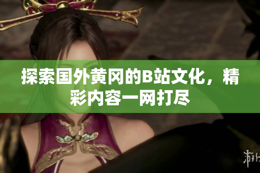 探索国外黄冈的B站文化，精彩内容一网打尽