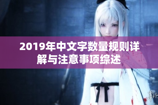 2019年中文字数量规则详解与注意事项综述