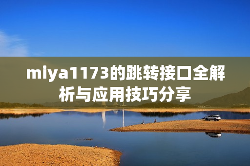 miya1173的跳转接口全解析与应用技巧分享