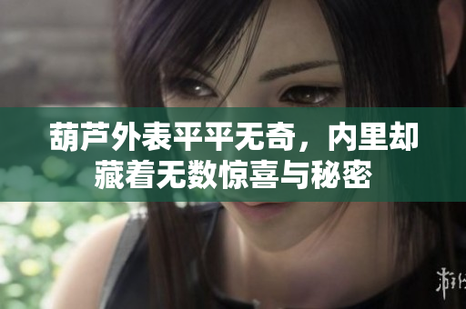 葫芦外表平平无奇，内里却藏着无数惊喜与秘密