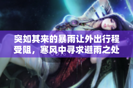 突如其来的暴雨让外出行程受阻，寒风中寻求避雨之处