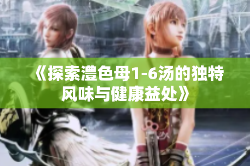 《探索澧色母1-6汤的独特风味与健康益处》