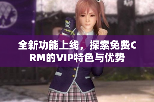 全新功能上线，探索免费CRM的VIP特色与优势