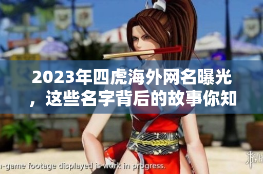 2023年四虎海外网名曝光，这些名字背后的故事你知道吗