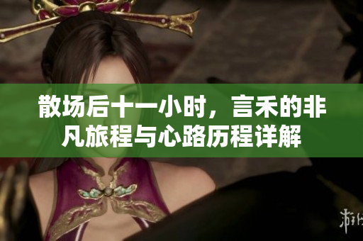 散场后十一小时，言禾的非凡旅程与心路历程详解