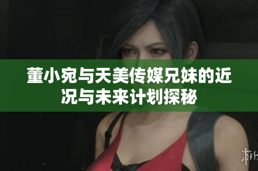 董小宛与天美传媒兄妹的近况与未来计划探秘
