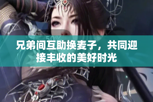 兄弟间互助换麦子，共同迎接丰收的美好时光