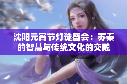 沈阳元宵节灯谜盛会：苏秦的智慧与传统文化的交融
