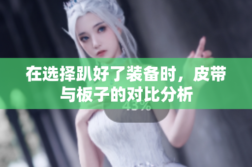 在选择趴好了装备时，皮带与板子的对比分析