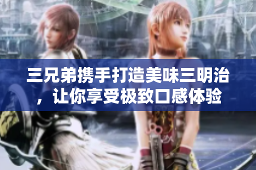 三兄弟携手打造美味三明治，让你享受极致口感体验