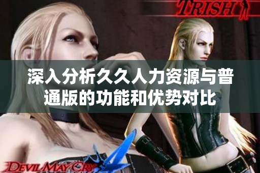 深入分析久久人力资源与普通版的功能和优势对比