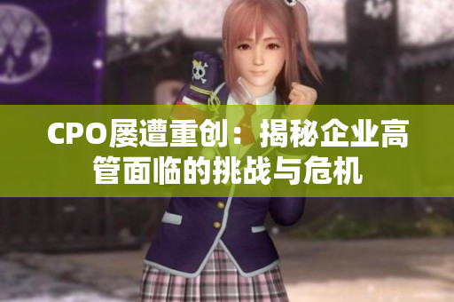 CPO屡遭重创：揭秘企业高管面临的挑战与危机