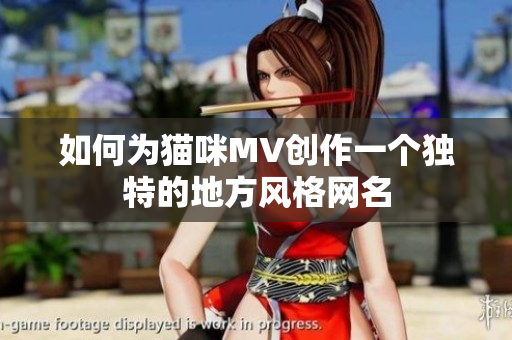 如何为猫咪MV创作一个独特的地方风格网名