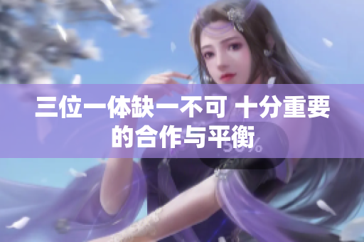 三位一体缺一不可 十分重要的合作与平衡