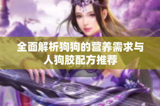 全面解析狗狗的营养需求与人狗胶配方推荐
