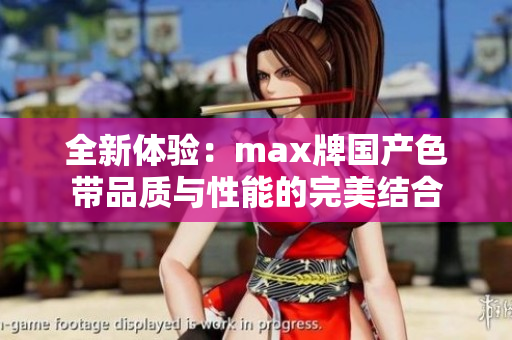 全新体验：max牌国产色带品质与性能的完美结合