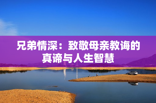 兄弟情深：致敬母亲教诲的真谛与人生智慧