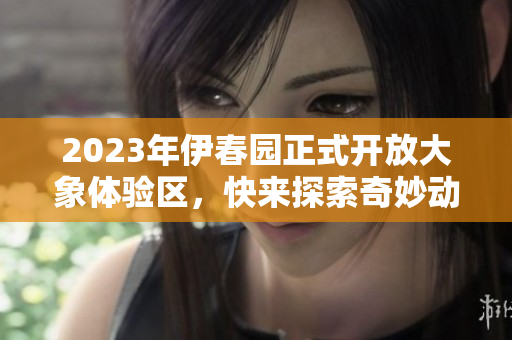 2023年伊春园正式开放大象体验区，快来探索奇妙动物世界