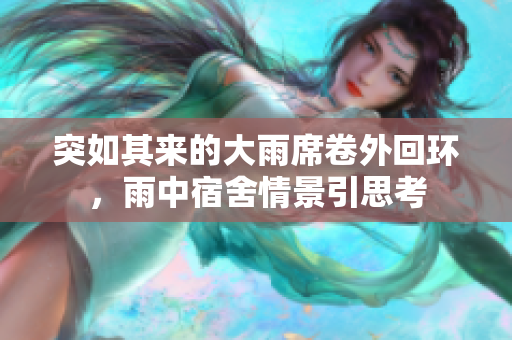突如其来的大雨席卷外回环，雨中宿舍情景引思考
