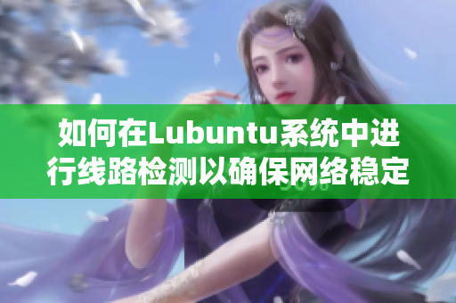 如何在Lubuntu系统中进行线路检测以确保网络稳定性