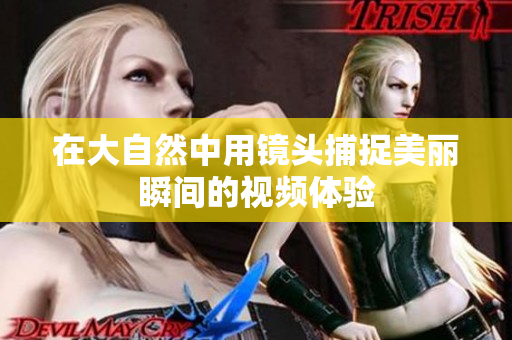 在大自然中用镜头捕捉美丽瞬间的视频体验