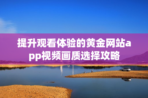 提升观看体验的黄金网站app视频画质选择攻略