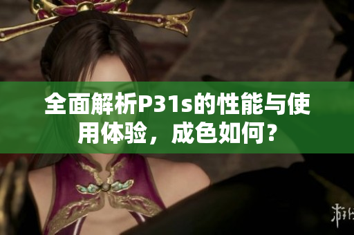 全面解析P31s的性能与使用体验，成色如何？