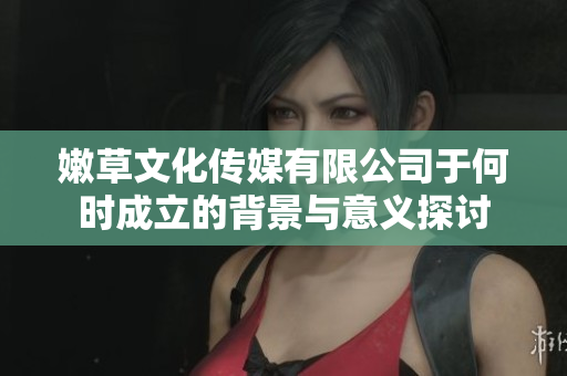 嫩草文化传媒有限公司于何时成立的背景与意义探讨