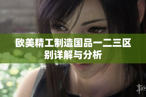 欧美精工制造国品一二三区别详解与分析