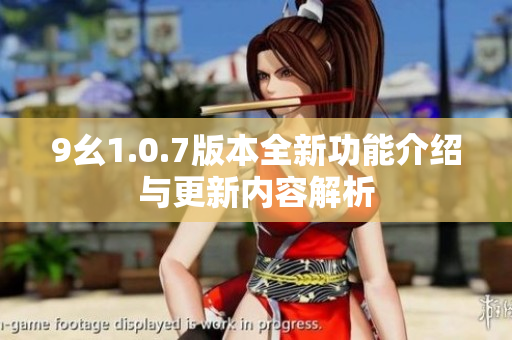 9幺1.0.7版本全新功能介绍与更新内容解析