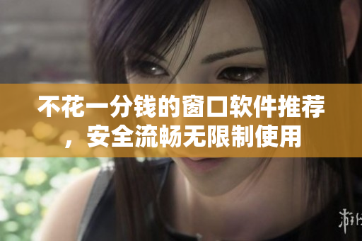 不花一分钱的窗口软件推荐，安全流畅无限制使用