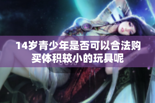 14岁青少年是否可以合法购买体积较小的玩具呢
