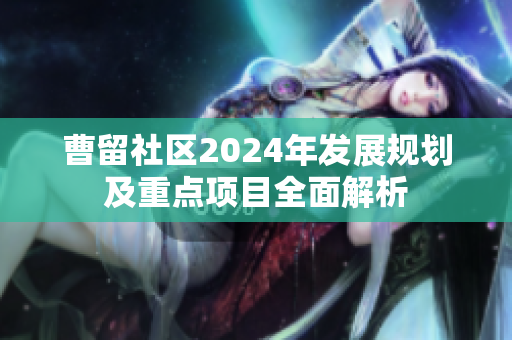 曹留社区2024年发展规划及重点项目全面解析